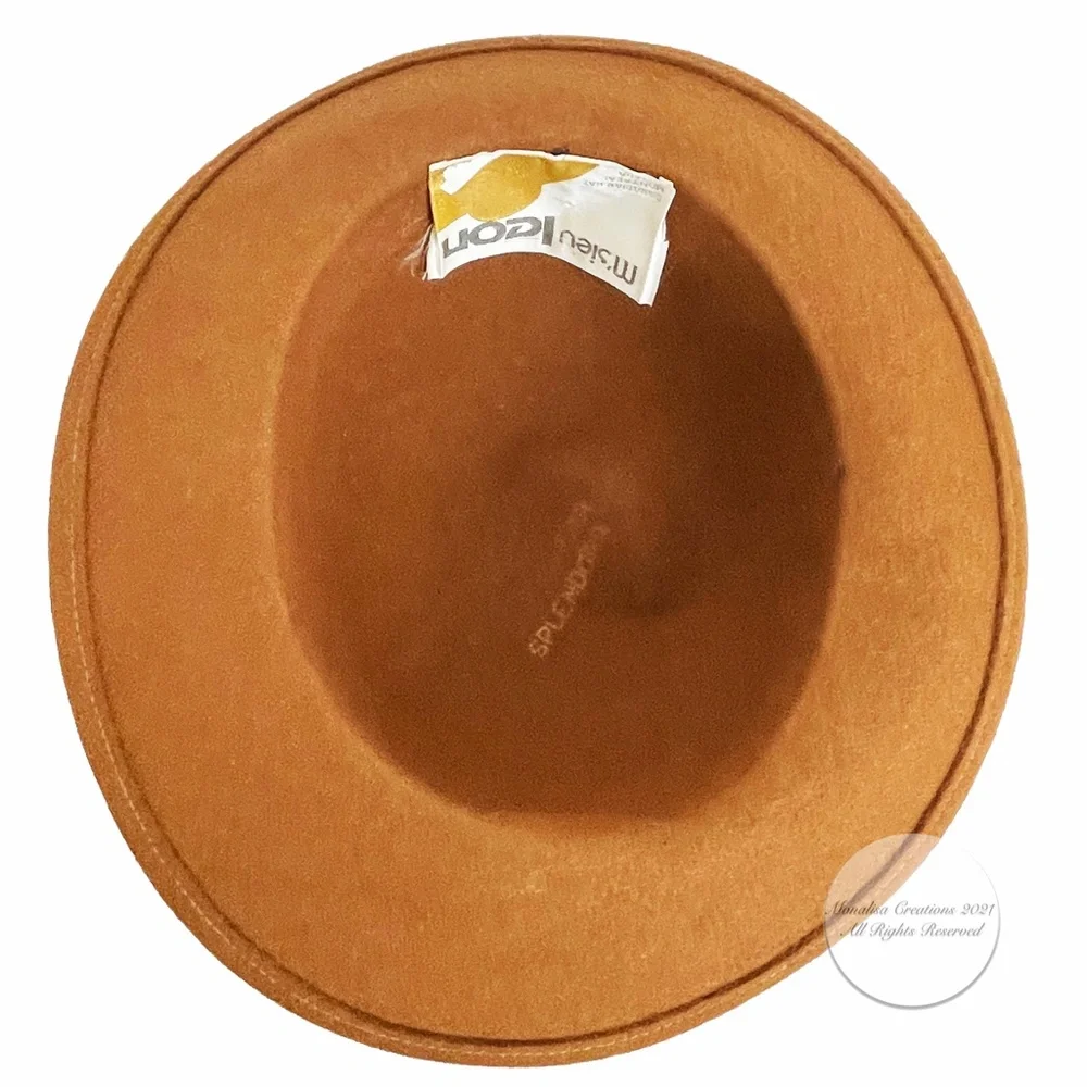 Vintage M'sieu Leon Hat Splendora Wool Made in Canada
